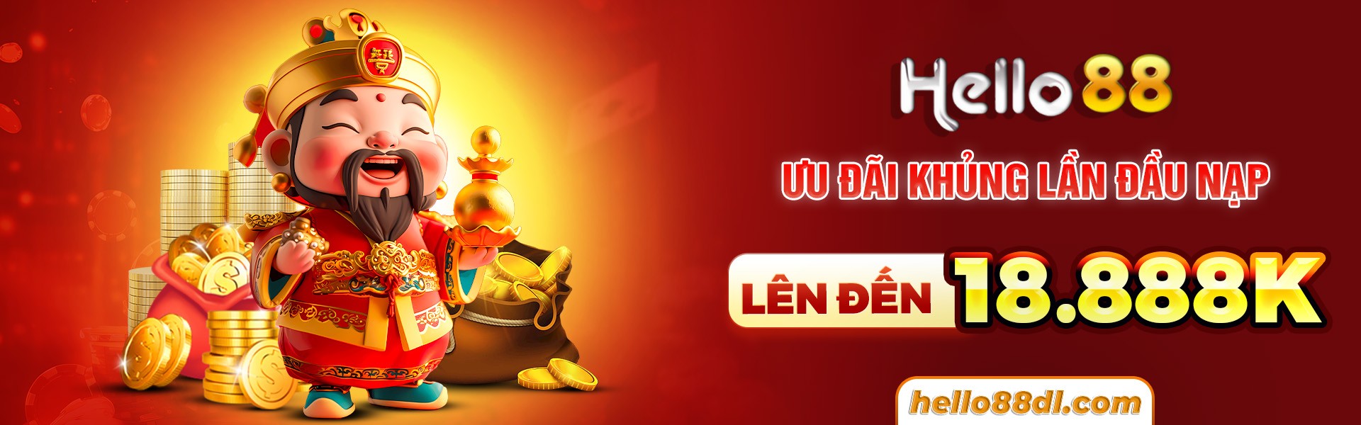Banner ưu đãi nạp đầu tại hello88